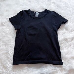 Aritzia Sunday Best Sinch Seamless Basic Black Tee - M